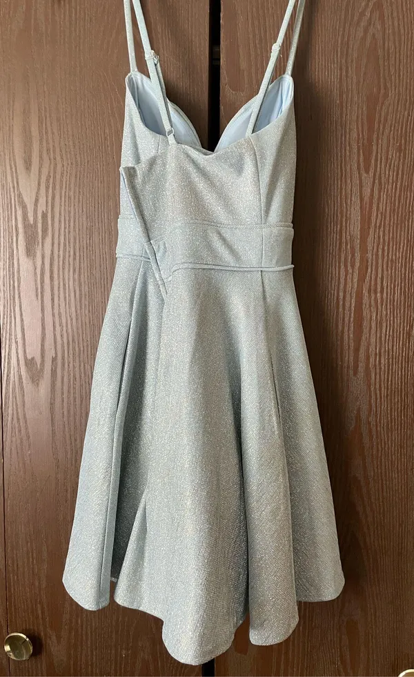 Homecoming Dress Silver - Image 2