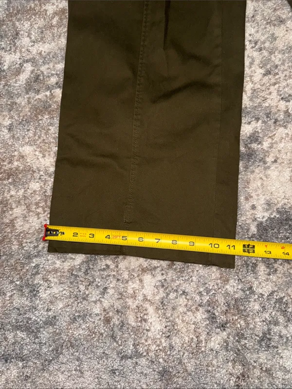 Dickies Olive Green Wide-Leg Cargo Trousers - Image 3