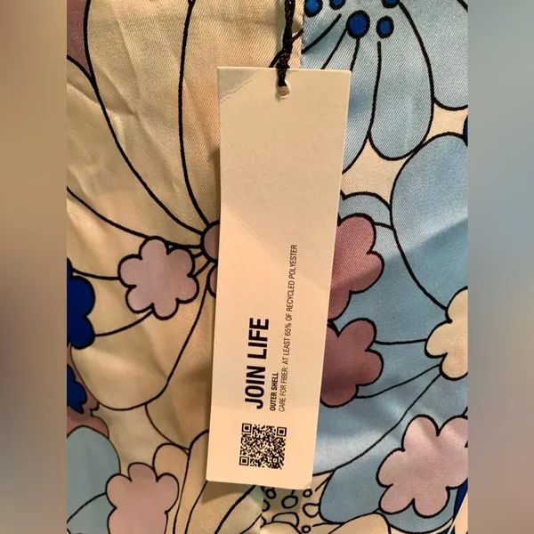 Zara Blue Floral Maxi Dress - Image 3