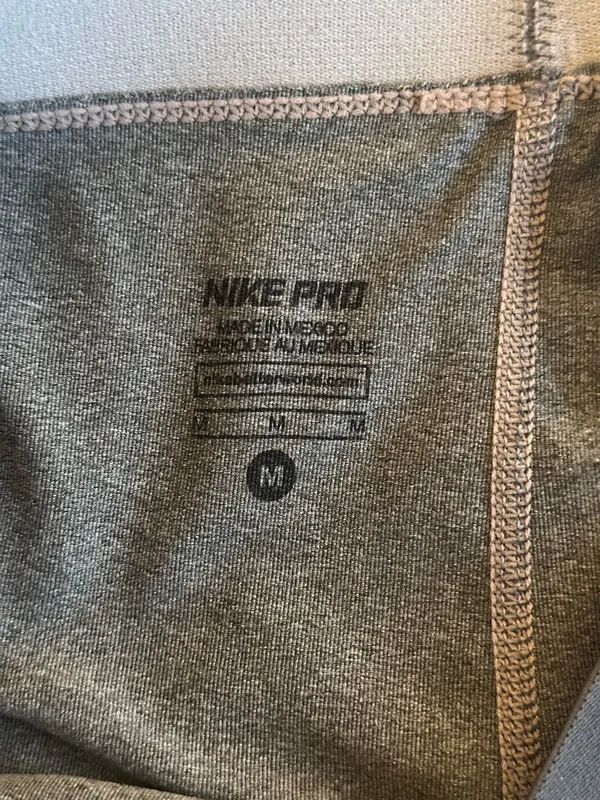 Nike Pro Gray Shorts Performance Fit - Image 2
