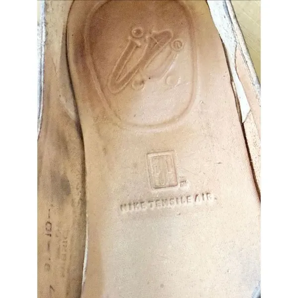 Nike Air Gray Leather Mary Jane Flats Buckle Shoes Women’s US 7 Made in Brazil - Image 4