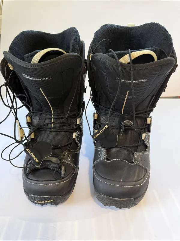 Salomon Women's Black Winter Snowboard Boots - Image 2