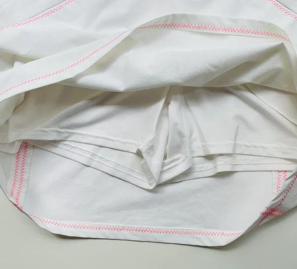 Antigua Skort Golf White Pink Size 8 - Image 5