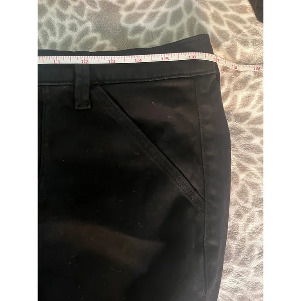 J Brand Black Jogger Pants size 30 Ankle Zip Gorpcore Chic Moto Edgy Streetwear - Image 4
