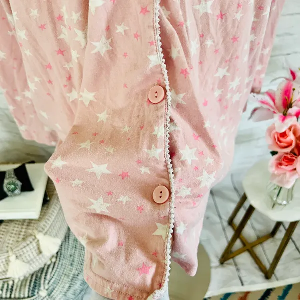 Pink Starry PJ Top Size 3X - Image 3