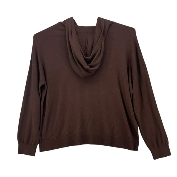 Cashmere Blend Hoodie XXL Brown Soft Comfy‎ Warm Cozy Oversized Luxurry Premier - Image 2