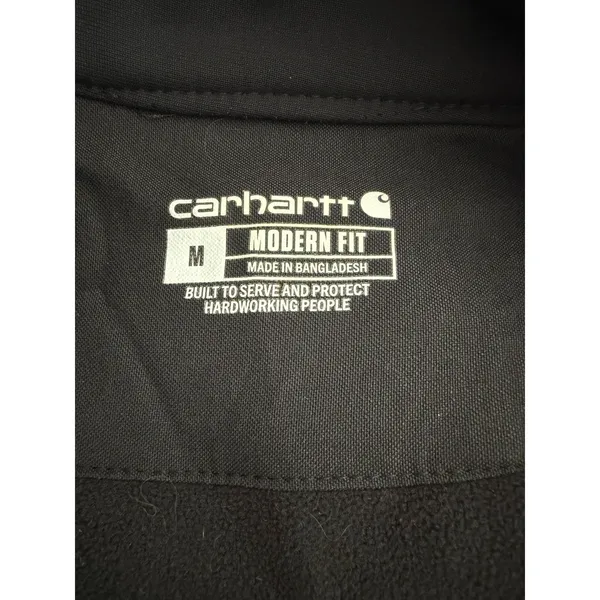 Carhartt Rugged Flex Bonded Fleece Modern Fit Black Women's Size Medium - Image 8