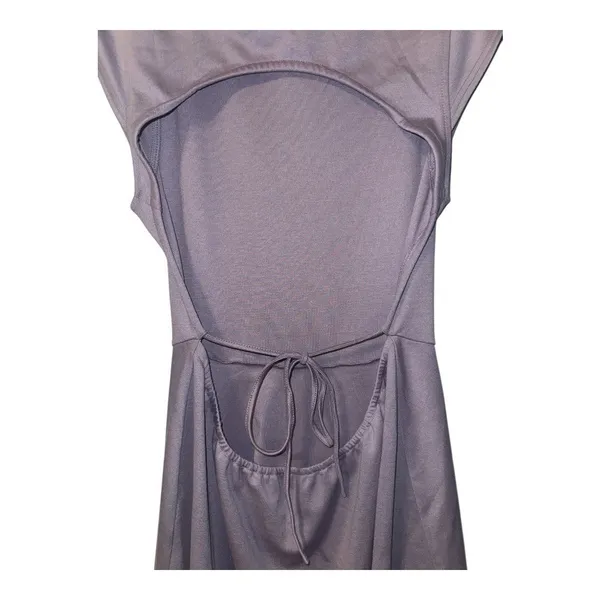 Silence‎ + Noise Sadie Lavender Cutout Mini Dress, XL - Image 6