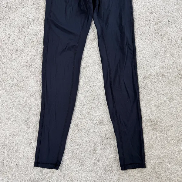 Alphalate Women’s High Waisted Legging Pull On Activewear Gym in Black M - Image 5