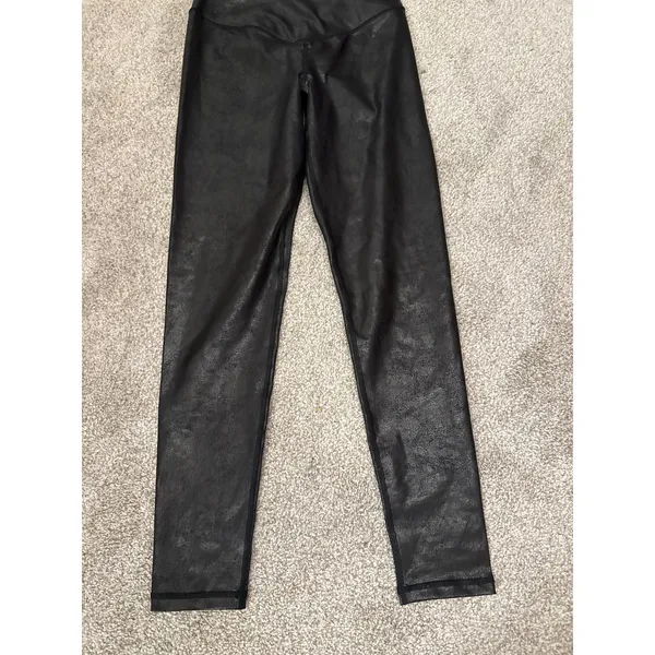 NWT Offline by Aerie High Waisted Crossover Black Crackle Leggings, M - Image 5