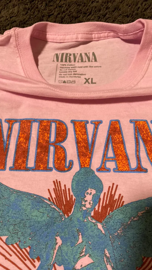 Nirvana In Utero Pink Tee Size XL - Image 3