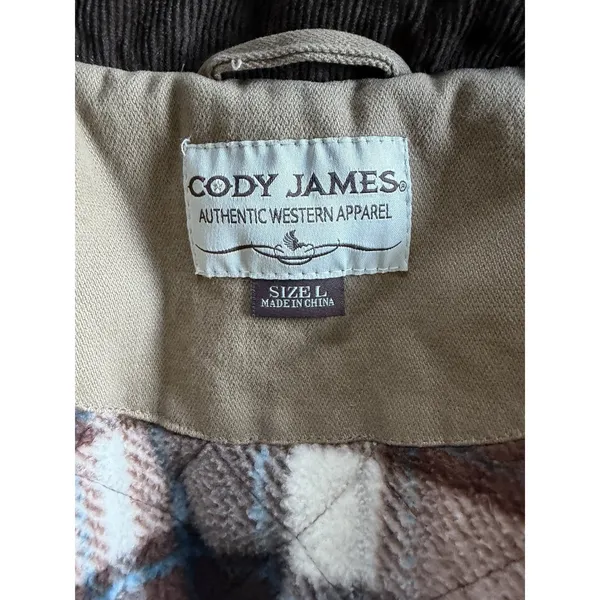 Cody‎ James Olton Utility Canvas Rancher Jacket Men'S Size Large - Image 11