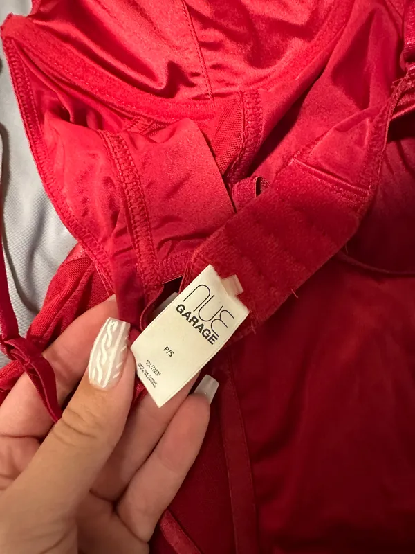 Garage Red Bodysuit - Image 3