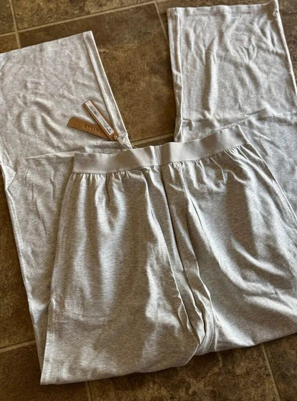 Boyfriend Loose Pant Size Medium Light Heather Grey - Image 8