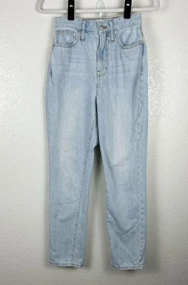 Madewell The Curvy Perfect Vintage Jean in Fitzgerald Wash 100% Cotton Size 23 - Image 2