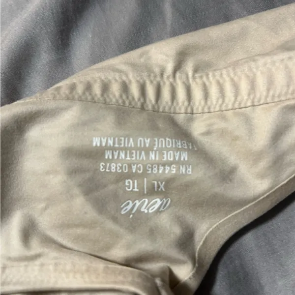 Aerie Nude Long Line Lace Trim Bralette Size XL - Image 3