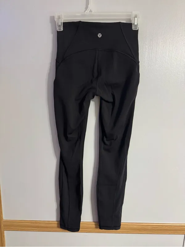Lululemon Athletica Black Performance Leggings Size 4 - Image 2
