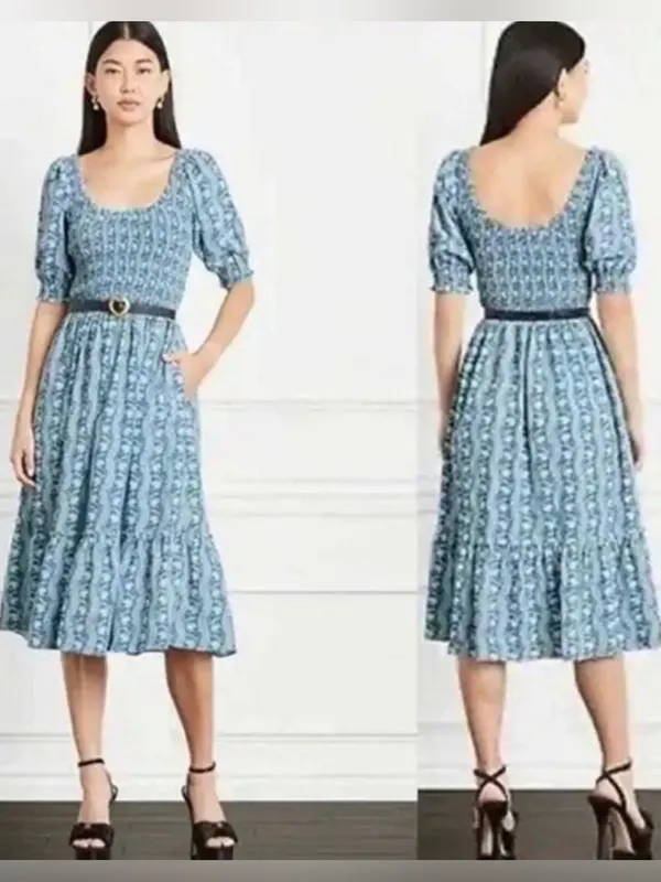 Hill House The Louisa Crepe Nap Dress XS - Image 2
