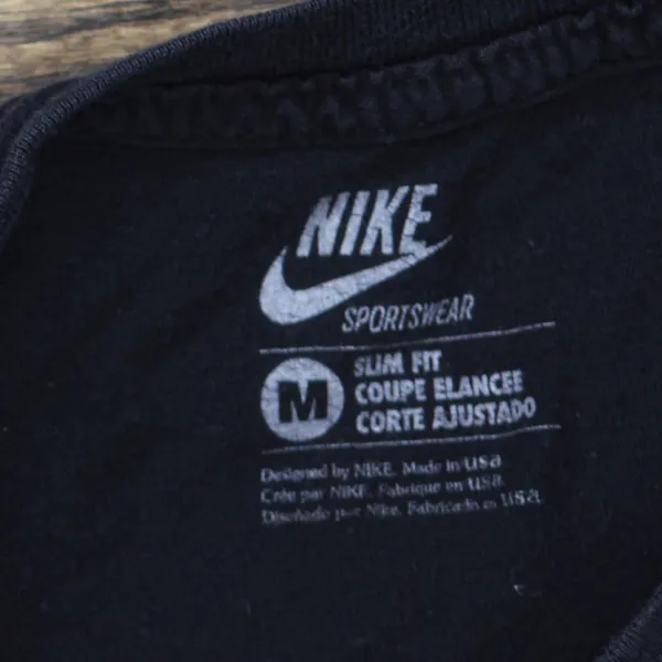 Nike Womens Slim Fit Sportwatch Graphic T-Shirt Tee 16791684ae1508 Black M - Image 3