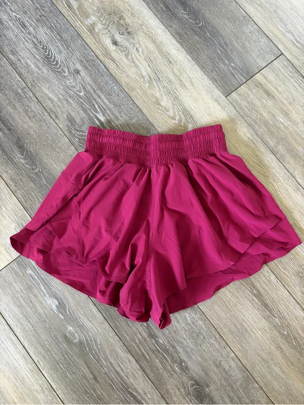 Lululemon Shake It Out High-Rise Running Short 2.5" Magenta Smoke Size XXS NWOT - Image 4