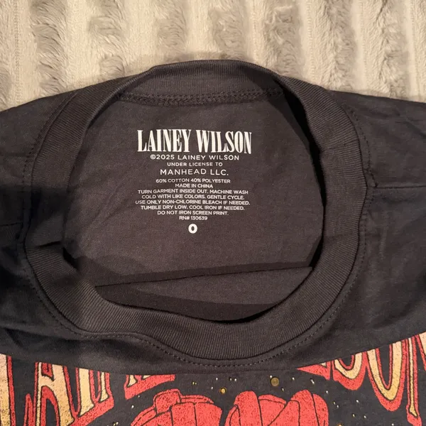 Torrid Lainey Wilson Oversized‎ Graphic Tunic Tee Vintage Gray Cowboy Boots L 12 - Image 4