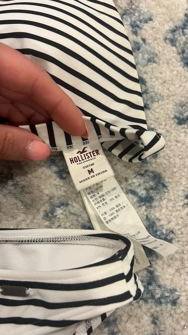 Hollister striped bikini set - Image 4