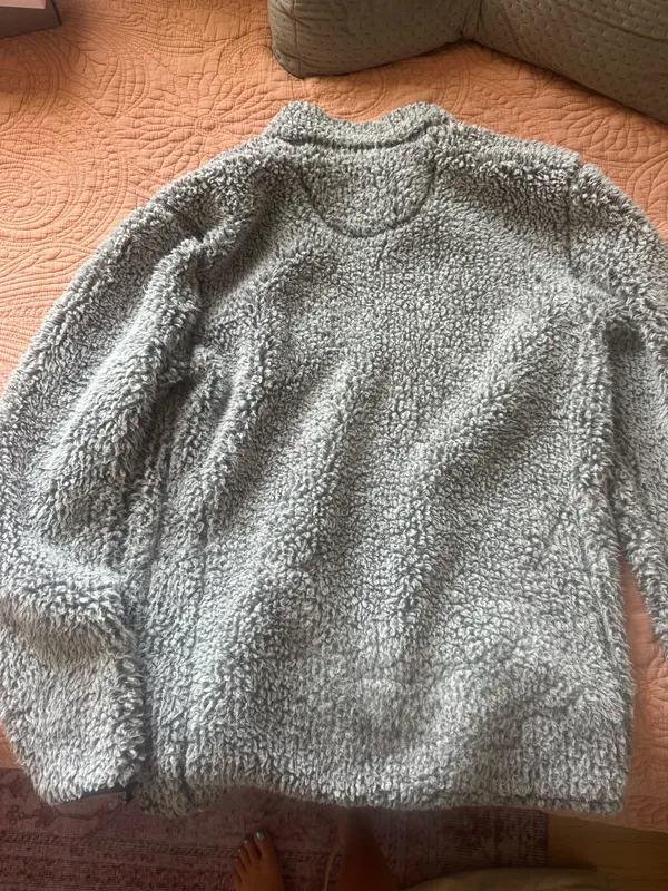 Maryland Sherpa Quarter Zip Gray - Image 4