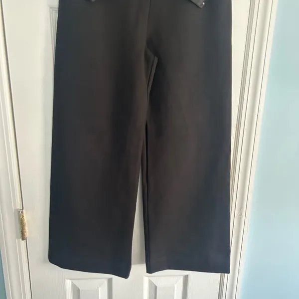 Maeve By Anthropologie The Colette Crop Bow Waist Sparkle Pants Sz 27 NWT - Image 3