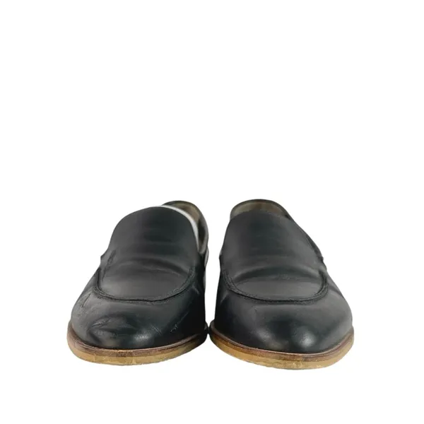Everlane Women's Black Leather Slip On Low Top Almond Toe Loafers Shoes Size 8 - Image 2