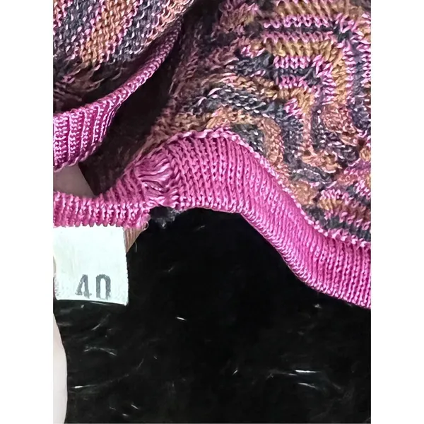 M Missoni zig zag wool blend boho sundress 40 4 - Image 9