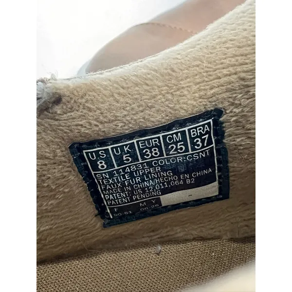Skechers BOBS Skipper Wave Stay Snug Slip-on Shoe Size 8 Brown Memory Foam - Image 5