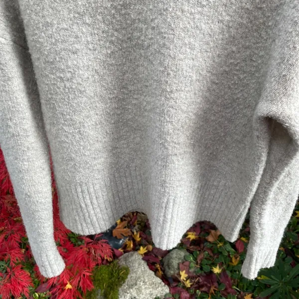 Madewell Fulton Gray Crew Neck Sweater - Image 5