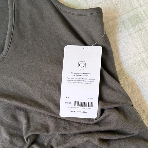 Athleta Della Dress gray Midi Dress - Image 7
