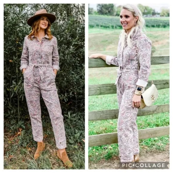 Anthropologie Paisley Utility Jumpsuit XS - Image 2