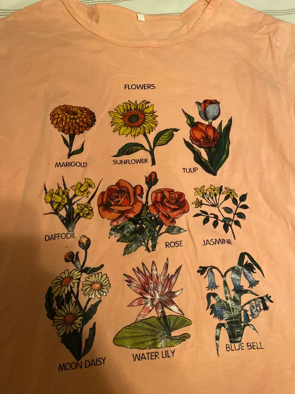 Botanical Shirt Pink Size M - Image 3