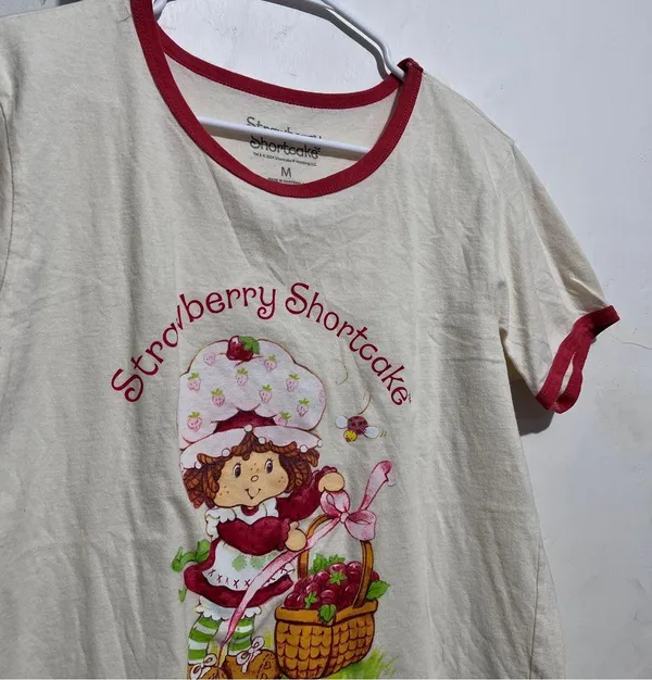 Shortcake Official Merchandise Adult Short Sleeve Shirt Size M :Box H: - Image 5