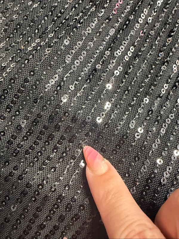 Black sequin party dress homecoming going out date night fall fundraiser XXXL 3X - Image 11