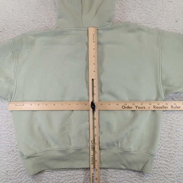 Tna Aritzia Cozy Fleece Boyfriend Zip Hoodie Sage Green XS 92007 - Image 8