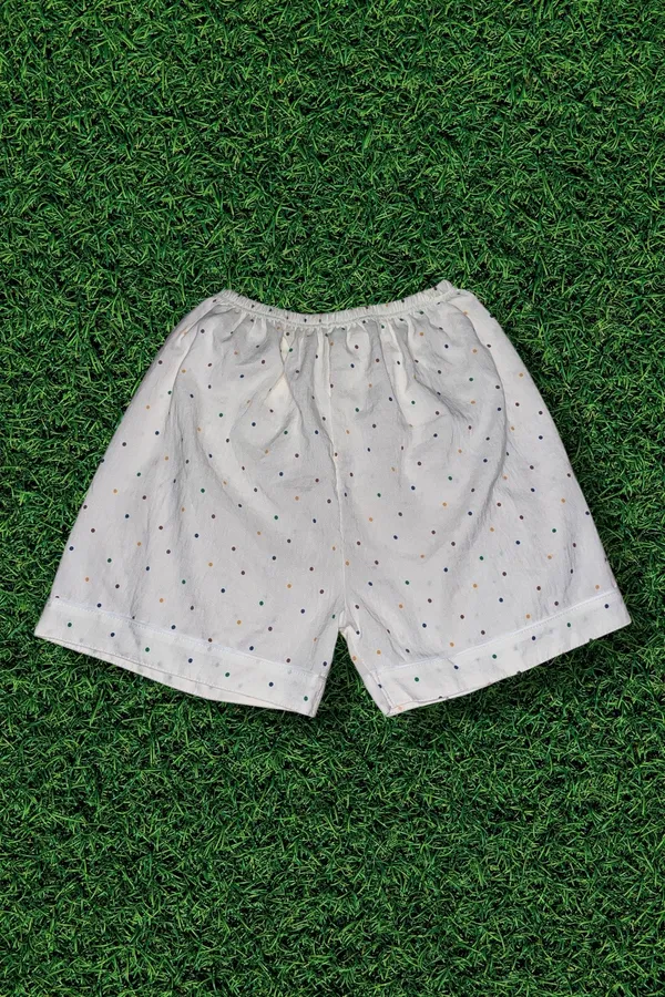 Polka Dot PJs White Size 4 - Image 6