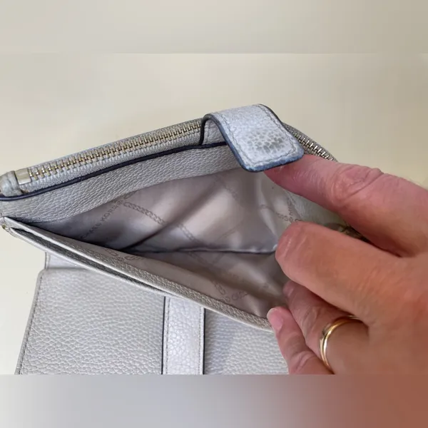 Michael‎ Kors Adele Double Zip Gold Tone Wristlet Wallet - Image 13