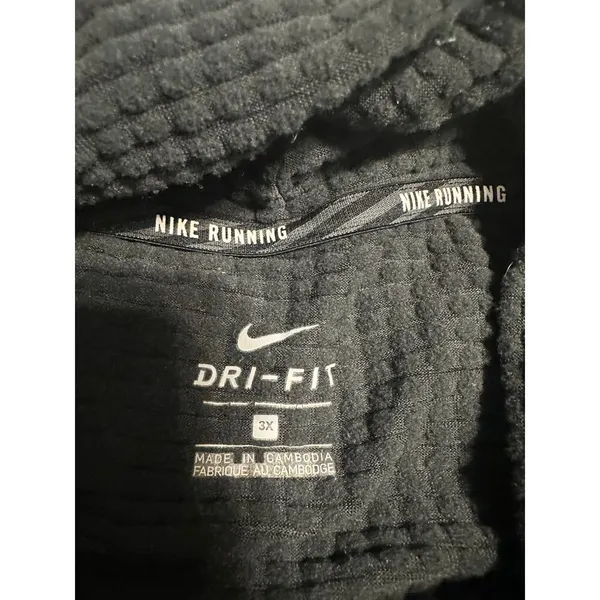 Nike Dri-Fit Running Cowl Neck Pullover Women's Plus Size 3X Gray Athleisure - Image 4