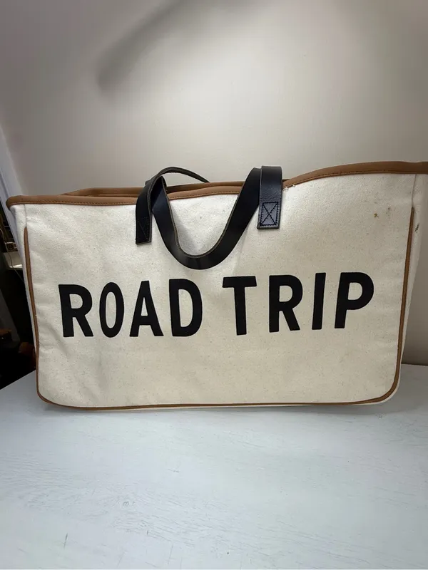 Road Trip Canvas Tote Santa Barbara Design Studios Tan - Image 3