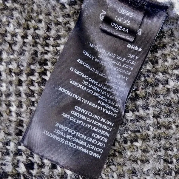 ANTHROPOLOGIE Vero Camo Cardigan Sweater Camouflage Pockets‎ Gorpcore X-Small - Image 13
