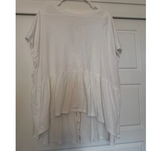 American Eagle size 2X women's tie back roll tab baby doll top blouse feminine - Image 6