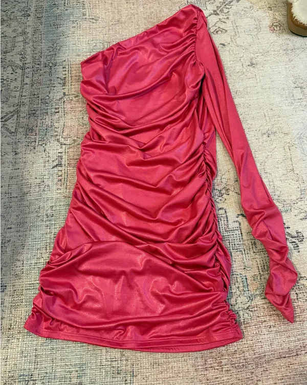 Pink Lucy in the Sky Dress Homecoming - Image 2