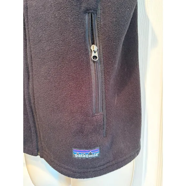 Patagonia Synchilla Fleece Vest Womens S Black Full Zip‎ 11409 Gorpcore NWT - Image 4