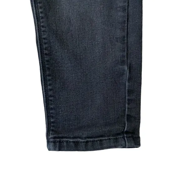 White House Black Market women's size small black slim leg black denim jeans - Image 6