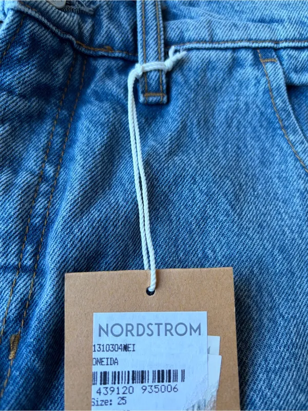 Reformation Light Blue High-Rise Wide-Leg Jeans - Image 4
