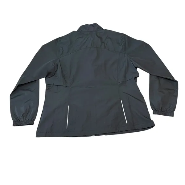 Core365‎ Ladies XL Black Lightweight Full Zip Windbreaker Jacket Logo - Image 3
