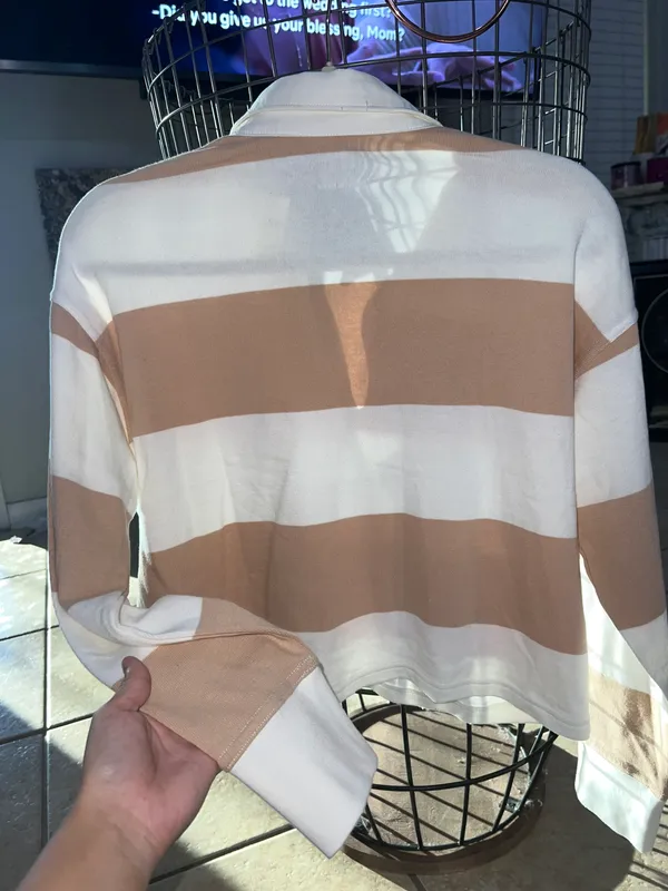 Aerie Long Sleeve Collar Shirt - Image 4